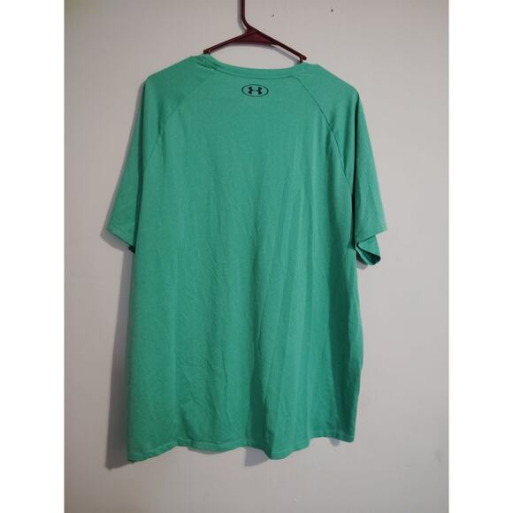 Under Armour Tech 2.0 Men's Short Sleeve Tee Shirt Neon Green Loose Fit Size XL - Picture 4 of 4